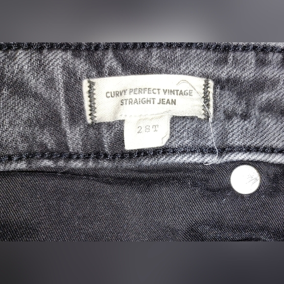 A Madewell The Curvy Perfect Vintage Straight Jean Lunar Wash - Picture 6 of 9